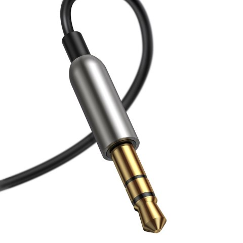 BA01 odbiornik dźwięku Bluetooth 5.0 kabel adapter audio AUX jack czarny BA01 odbiornik dźwięku Bluetooth 5.0 kabel adapter audio AUX jack czarny