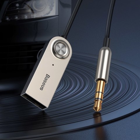 BA01 odbiornik dźwięku Bluetooth 5.0 kabel adapter audio AUX jack czarny BA01 odbiornik dźwięku Bluetooth 5.0 kabel adapter audio AUX jack czarny