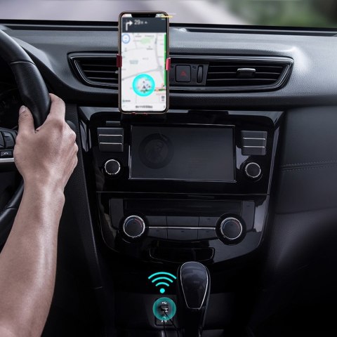 BA01 odbiornik dźwięku Bluetooth 5.0 kabel adapter audio AUX jack czarny BA01 odbiornik dźwięku Bluetooth 5.0 kabel adapter audio AUX jack czarny