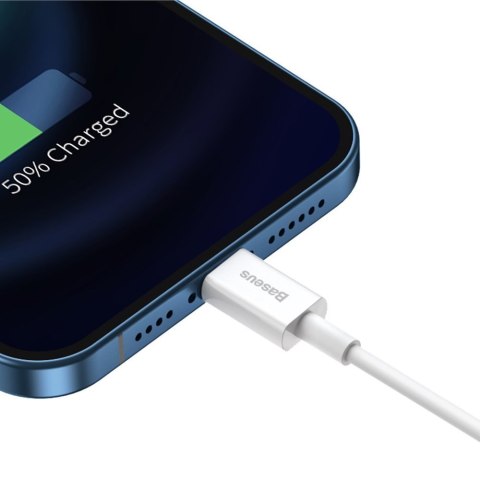 Superior kabel przewód USB Iphone Lightning 2.4A 25cm Biały Superior kabel przewód USB Iphone Lightning 2.4A 25cm Biały