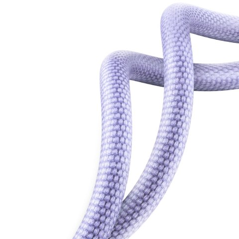 Kabel przewód do szybkiego ładowania i transferu danych USB USB-C 100W 2m fioletowy Kabel przewód do szybkiego ładowania i transferu danych USB USB-C 100W 2m fioletowy