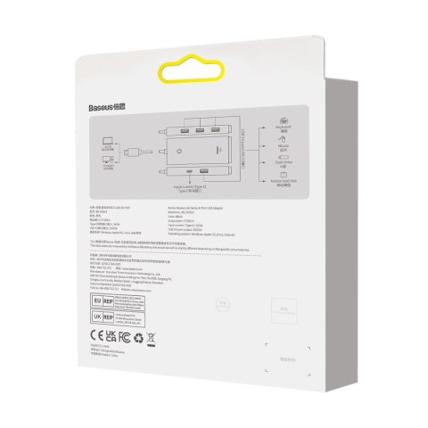 Lite Series przejściówka HUB USB-C 4x USB 3.0 1m czarny Lite Series przejściówka HUB USB-C 4x USB 3.0 1m czarny