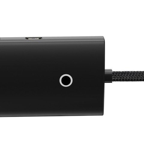 Lite Series przejściówka HUB USB-C 4x USB 3.0 25cm czarny Lite Series przejściówka HUB USB-C 4x USB 3.0 25cm czarny