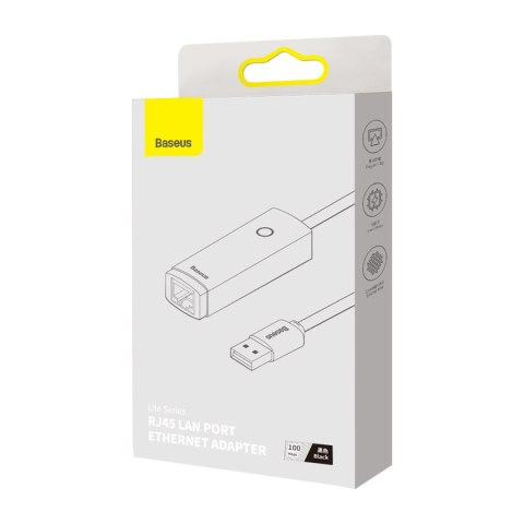 Zewnętrzna karta sieciowa LAN USB Typ A RJ45 100Mbps szary Zewnętrzna karta sieciowa LAN USB Typ A RJ45 100Mbps szary