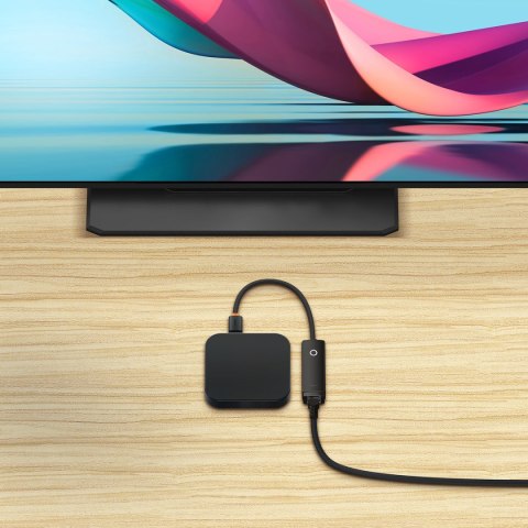 Zewnętrzna karta sieciowa LAN USB Typ A RJ45 100Mbps szary Zewnętrzna karta sieciowa LAN USB Typ A RJ45 100Mbps szary