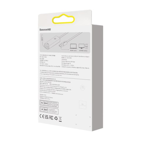 Zewnętrzna karta sieciowa LAN USB Typ A RJ45 100Mbps szary Zewnętrzna karta sieciowa LAN USB Typ A RJ45 100Mbps szary