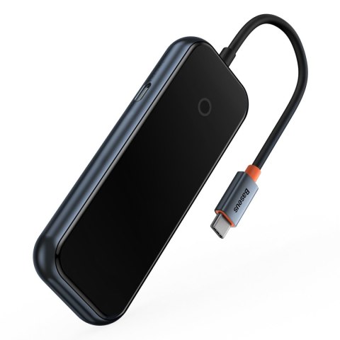 AcmeJoy HUB 4-portowy USB-C 3xUSB 3.0 ciemnoszary AcmeJoy HUB 4-portowy USB-C 3xUSB 3.0 ciemnoszary