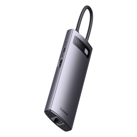 StarJoy HUB 6w1 USB-C 3xUSB HDMI RJ45 PD szary StarJoy HUB 6w1 USB-C 3xUSB HDMI RJ45 PD szary