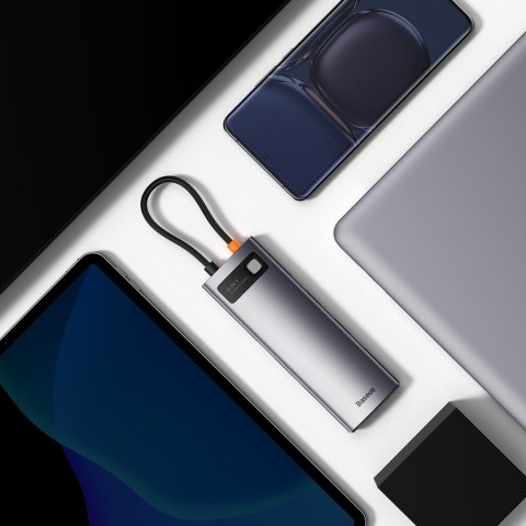 StarJoy HUB 6w1 USB-C 3xUSB HDMI RJ45 PD szary StarJoy HUB 6w1 USB-C 3xUSB HDMI RJ45 PD szary