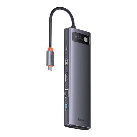 Wielofunkcyjny HUB 12w1 USB-C HDMI DP USB-C minijack 3.5mm RJ45 SD Wielofunkcyjny HUB 12w1 USB-C HDMI DP USB-C minijack 3.5mm RJ45 SD