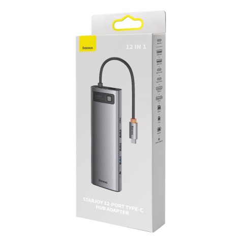 Wielofunkcyjny HUB 12w1 USB-C HDMI DP USB-C minijack 3.5mm RJ45 SD Wielofunkcyjny HUB 12w1 USB-C HDMI DP USB-C minijack 3.5mm RJ45 SD