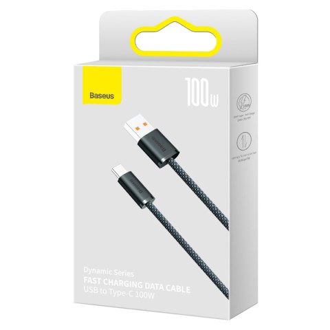 Dynamic Series kabel USB USB-C 100W 1m szary Dynamic Series kabel USB USB-C 100W 1m szary