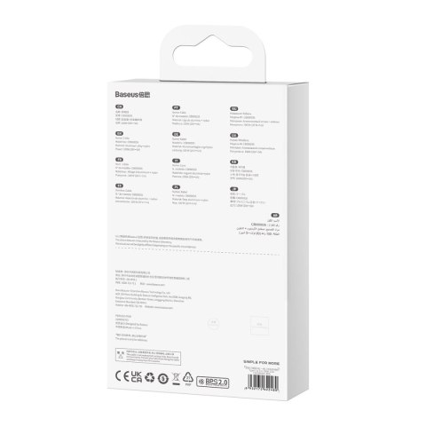 Kabel przewód do szybkiego ładowania Flash Series 2w1 USB-C 2xUSB-C 100W 1.5m czarny Kabel przewód do szybkiego ładowania Flash Series 2w1 USB-C 2xUSB-C 100W 1.5m czarny
