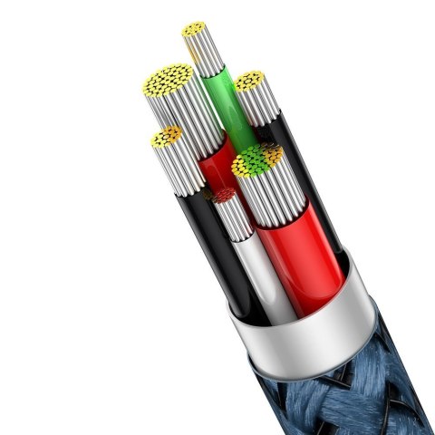 Legendary kątowy kabel przewód dla graczy USB USB-C 66W 2m niebieski Legendary kątowy kabel przewód dla graczy USB USB-C 66W 2m niebieski