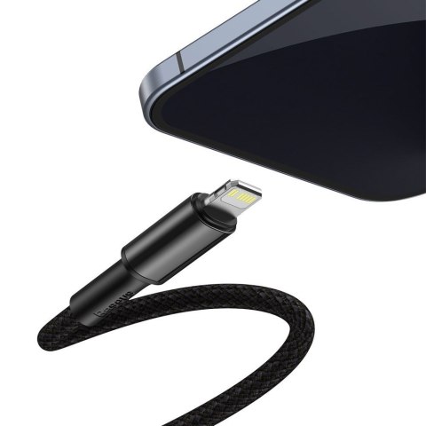 Kabel przewód do iPhone USB-C - Lightning szybkie ładowanie 20W 2m - czarny Kabel przewód do iPhone USB-C - Lightning szybkie ładowanie 20W 2m - czarny