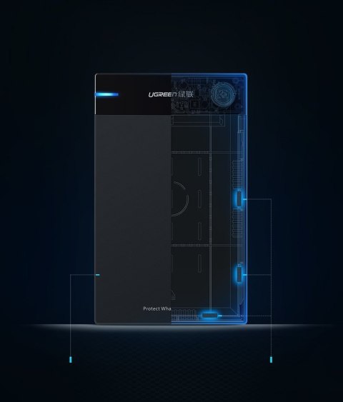 Kieszeń obudowa na dysk HDD SATA 3.5'' USB 3.0 - czarny Kieszeń obudowa na dysk HDD SATA 3.5'' USB 3.0 - czarny