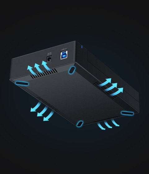 Kieszeń obudowa na dysk HDD SATA 3.5'' USB 3.0 - czarny Kieszeń obudowa na dysk HDD SATA 3.5'' USB 3.0 - czarny