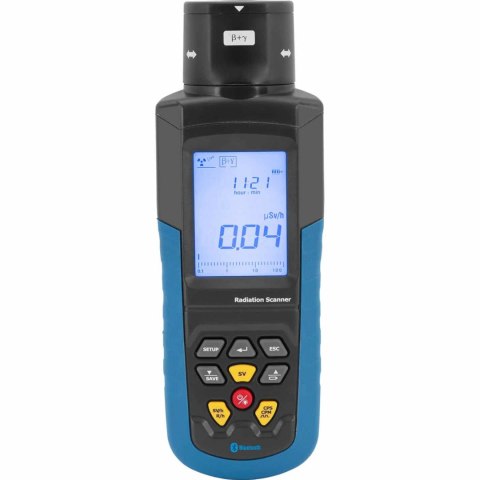 Licznik Geigera promieniowania radioaktywnego i rentgenowskiego LCD Bluetooth + walizka Licznik Geigera promieniowania radioaktywnego i rentgenowskiego LCD Bluetooth + walizka