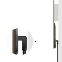 Kabel przewód kątowy 90 HDMI 4K 30Hz 1m - czarny
