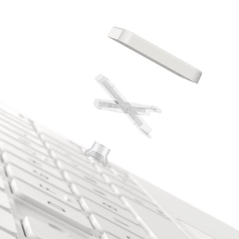 Klawiatura i touchpad do iPad Pro 12.9'' + etui magnetyczne Brilliance - białe Klawiatura i touchpad do iPad Pro 12.9'' + etui magnetyczne Brilliance - białe