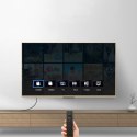 Kabel przewód kątowy 90 HDMI 4K 30Hz 1m - czarny