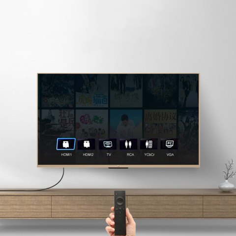 Kabel przewód kątowy 90 HDMI 4K 30Hz 1m - czarny Kabel przewód kątowy 90 HDMI 4K 30Hz 1m - czarny