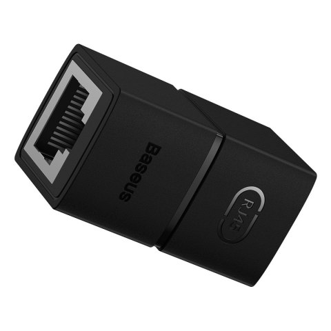 Złączka łącznik kabli sieciowych LAN Ethernet RJ-45 AirJoy czarna Złączka łącznik kabli sieciowych LAN Ethernet RJ-45 AirJoy czarna