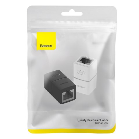 Złączka łącznik kabli sieciowych LAN Ethernet RJ-45 AirJoy czarna Złączka łącznik kabli sieciowych LAN Ethernet RJ-45 AirJoy czarna