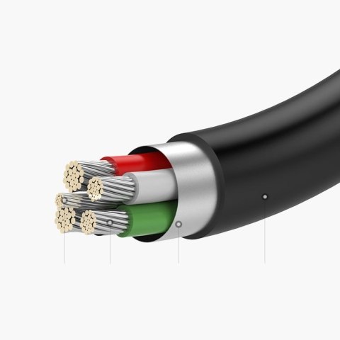 Adapter przejściówka z USB-C na gniazdo audio 3.5 mini jack czarny Adapter przejściówka z USB-C na gniazdo audio 3.5 mini jack czarny