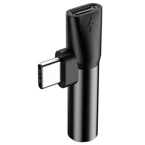 Audio Converter L41 adapter przejściówka ze złącza USB-C na port USB-C + Jack 3.5 mm czarny Audio Converter L41 adapter przejściówka ze złącza USB-C na port USB-C + Jack 3.5 mm czarny