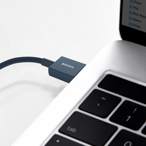 Superior kabel przewód do Iphone USB - Lightning 2.4A 1m niebieski Superior kabel przewód do Iphone USB - Lightning 2.4A 1m niebieski