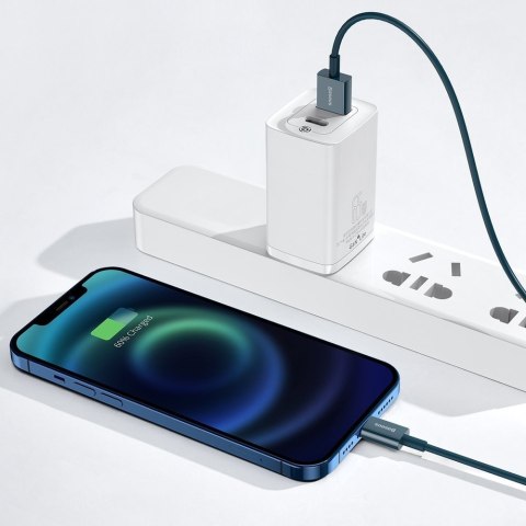 Superior kabel przewód do Iphone USB - Lightning 2.4A 1m niebieski Superior kabel przewód do Iphone USB - Lightning 2.4A 1m niebieski