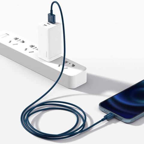 Superior kabel przewód do Iphone USB - Lightning 2.4A 1m niebieski Superior kabel przewód do Iphone USB - Lightning 2.4A 1m niebieski