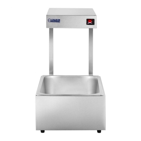 Lampa grzewcza gastronomiczna podgrzewacz do potraw dań 500W + pojemnik GN1/1 Lampa grzewcza gastronomiczna podgrzewacz do potraw dań 500W + pojemnik GN1/1