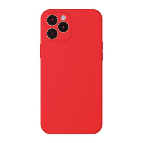 Elastyczne żelowe etui do iPhone 12 Pro Max Liquid Silica Gel Case czerwony Elastyczne żelowe etui do iPhone 12 Pro Max Liquid Silica Gel Case czerwony