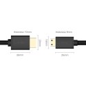 Kabel przewód przejściówka HDMI - mini HDMI 2.0v 4K 60Hz 30AWG 1.5m czarny