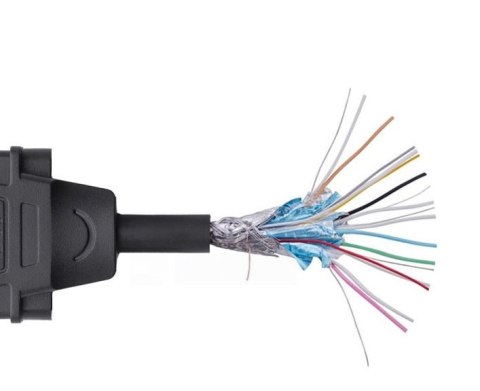 Kabel przewód adapter przejściówka DVI żeński - HDMI męski 22cm czarny Kabel przewód adapter przejściówka DVI żeński - HDMI męski 22cm czarny