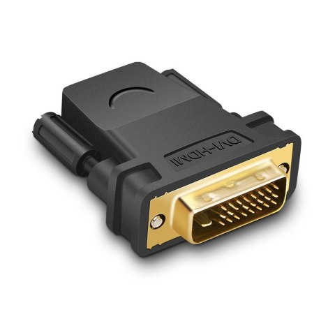 Przejściówka wtyczka HDMI żeński - DVI męski FHD 60Hz czarny Przejściówka wtyczka HDMI żeński - DVI męski FHD 60Hz czarny