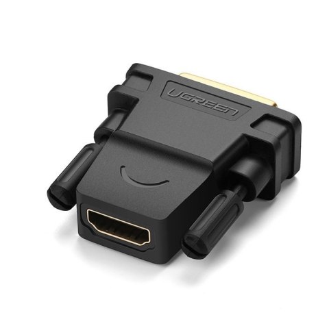 Przejściówka wtyczka HDMI żeński - DVI męski FHD 60Hz czarny Przejściówka wtyczka HDMI żeński - DVI męski FHD 60Hz czarny