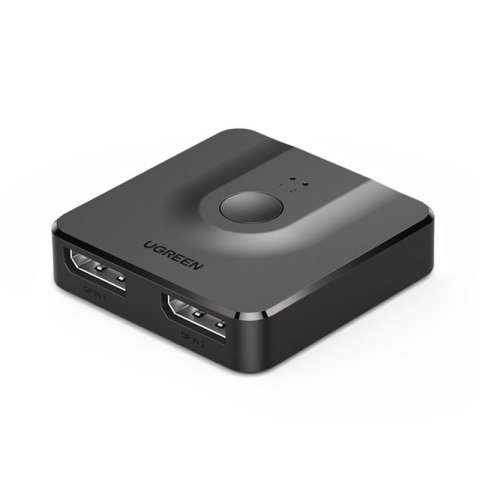 2x DisplayPort wejście do 1x DisplayPort wyjście przełącznik 4K 1080p czarny 2x DisplayPort wejście do 1x DisplayPort wyjście przełącznik 4K 1080p czarny