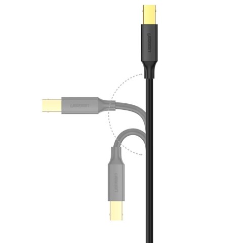 Kabel przewód USB Typ B do drukarki męski - USB 2.0 męski 480Mbps 2m czarny Kabel przewód USB Typ B do drukarki męski - USB 2.0 męski 480Mbps 2m czarny