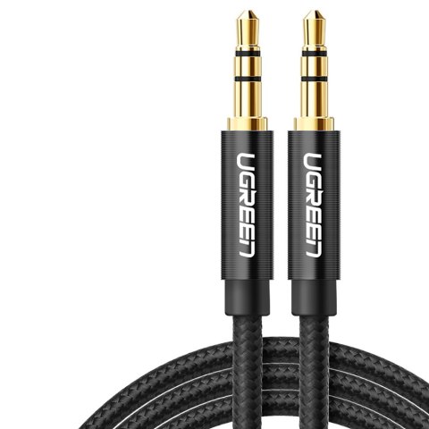 Kabel przewód audio 2x mini jack 3.5mm 2m czarny Kabel przewód audio 2x mini jack 3.5mm 2m czarny