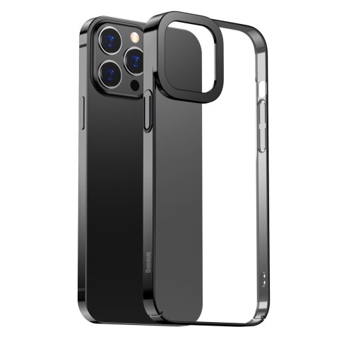 Przezroczyste etui pokrowiec iPhone 13 Pro Max Glitter Case czarny Przezroczyste etui pokrowiec iPhone 13 Pro Max Glitter Case czarny