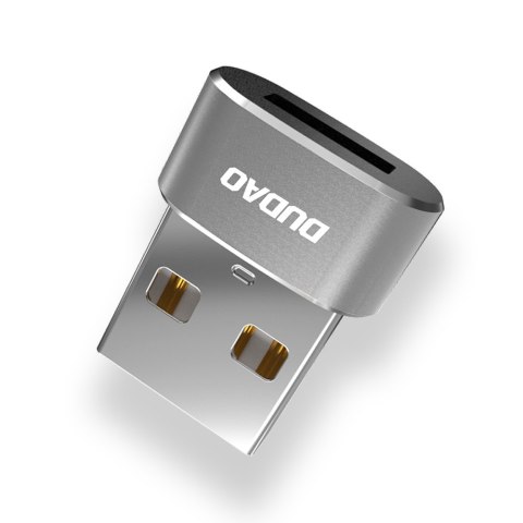 Adapter przejściówka ze złącza USB-C na zwykły USB czarny Adapter przejściówka ze złącza USB-C na zwykły USB czarny