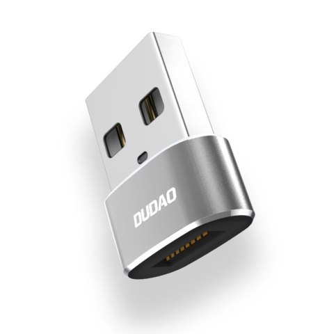 Adapter przejściówka ze złącza USB-C na zwykły USB czarny Adapter przejściówka ze złącza USB-C na zwykły USB czarny