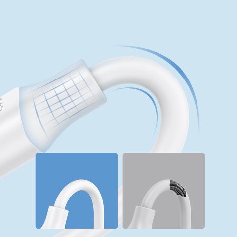 Kabel do ładowania i transmisji danych iPhone USB - Lightning 2.4A 2m biały Kabel do ładowania i transmisji danych iPhone USB - Lightning 2.4A 2m biały