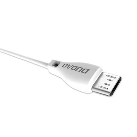 Przewód kabel USB - micro USB 2.4A 1m biały Przewód kabel USB - micro USB 2.4A 1m biały