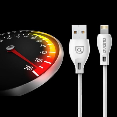 Przewód kabel USB - micro USB 2.4A 1m biały Przewód kabel USB - micro USB 2.4A 1m biały