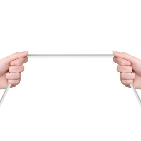 Przewód kabel USB - micro USB 2.4A 1m biały Przewód kabel USB - micro USB 2.4A 1m biały
