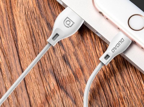 Przewód kabel USB - micro USB 2.4A 1m biały Przewód kabel USB - micro USB 2.4A 1m biały